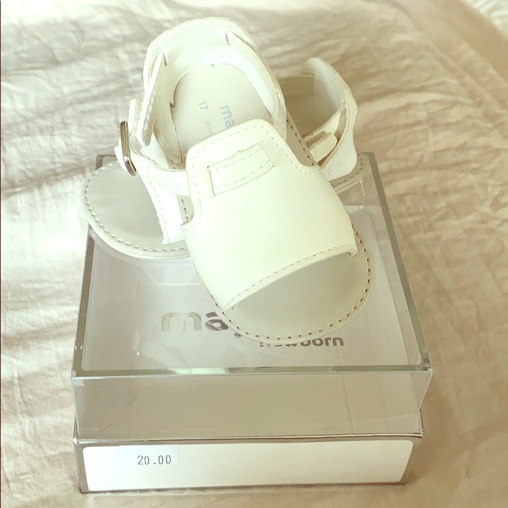 White sandals